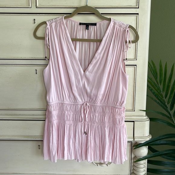 White House Black Market Tops - White House Black Market Pink Top S